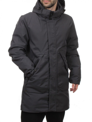 2180 DK. GRAY Куртка мужская зимняя облегченная (130 гр. холлофайбер)