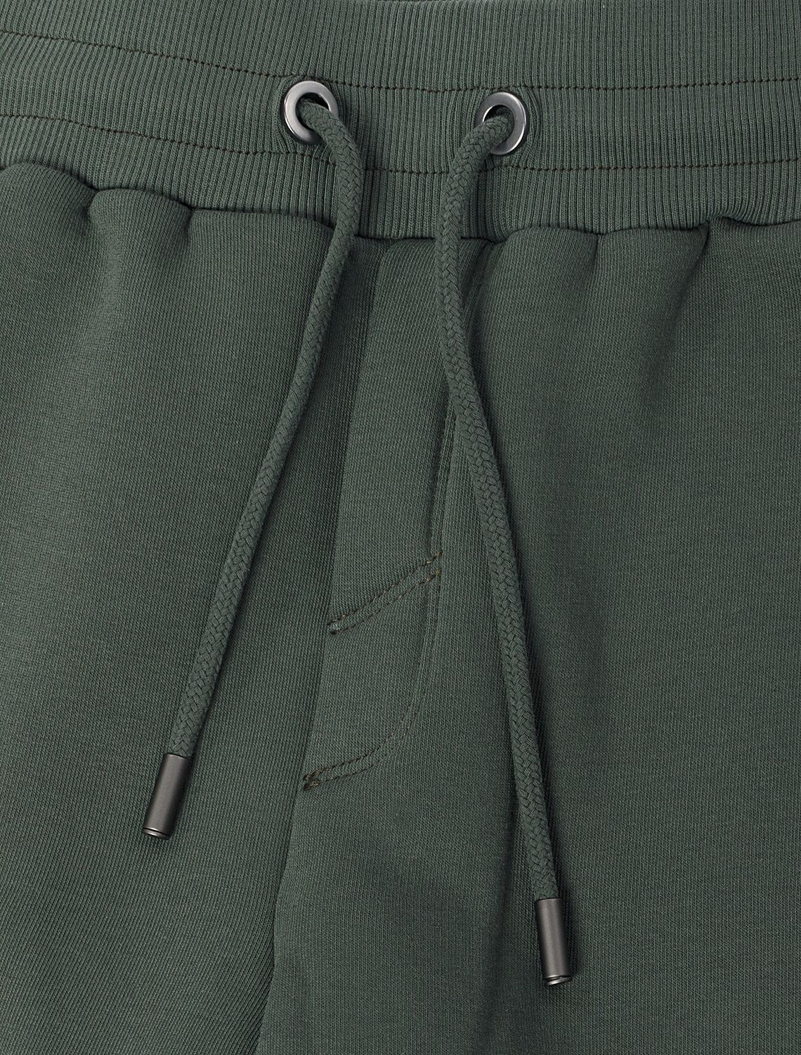 Ст.цена 2590р Брюки из премиального футера трехнитки с начесом U44.006 хаки