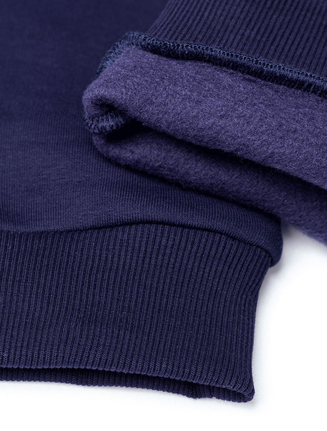 Ст.цена 2590р Брюки из премиального футера трехнитки с начесом U44.006 т.синий