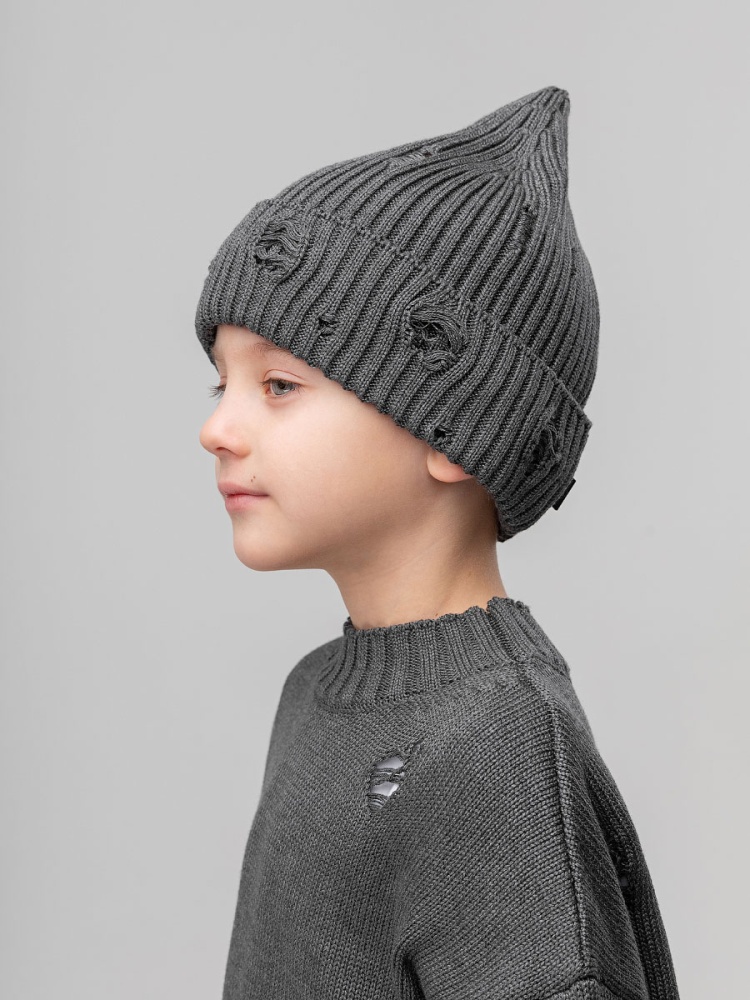 Шапка 10-413MU; серый