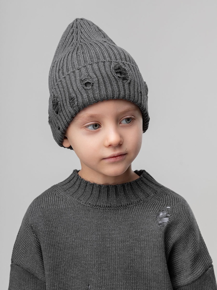 Шапка 10-413MU; серый