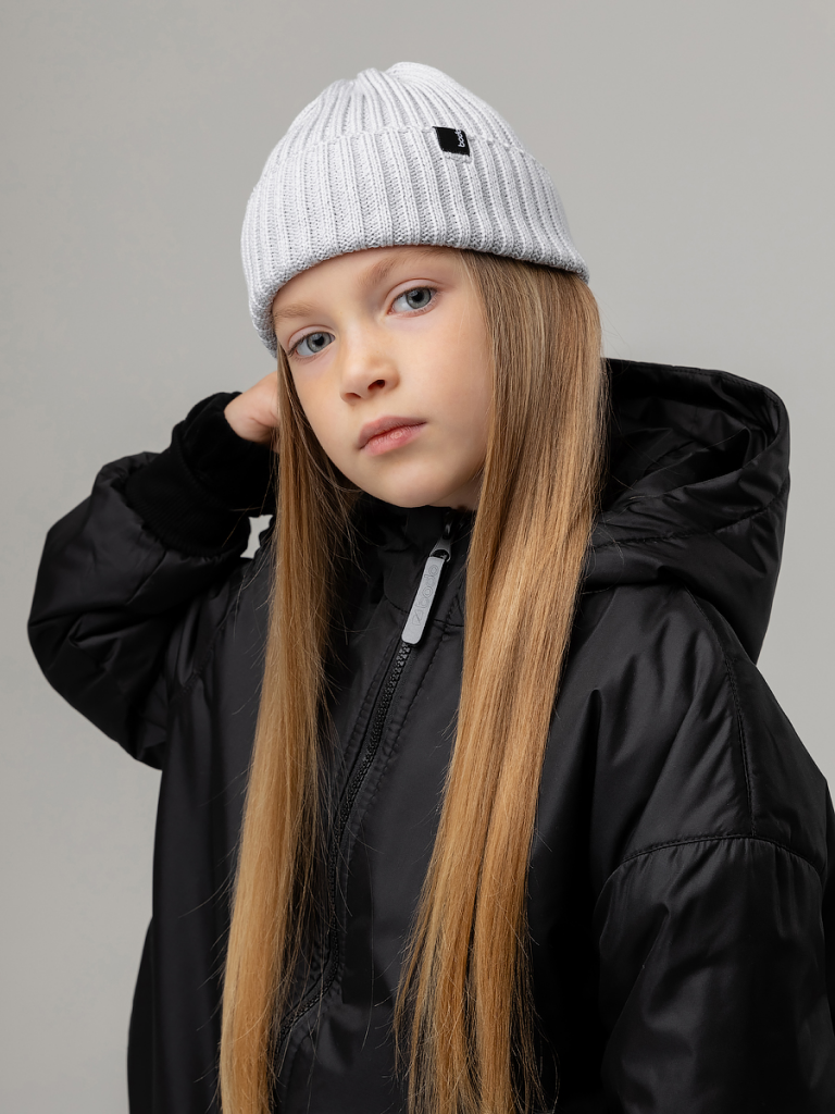 Шапка 10-405MU; светло-серый