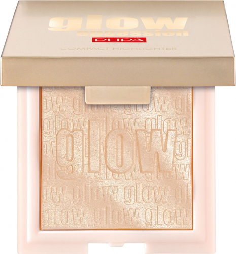 ПУПА хайлайтер комп.для лица GLOW OBSESSION т. 100 св-зол.