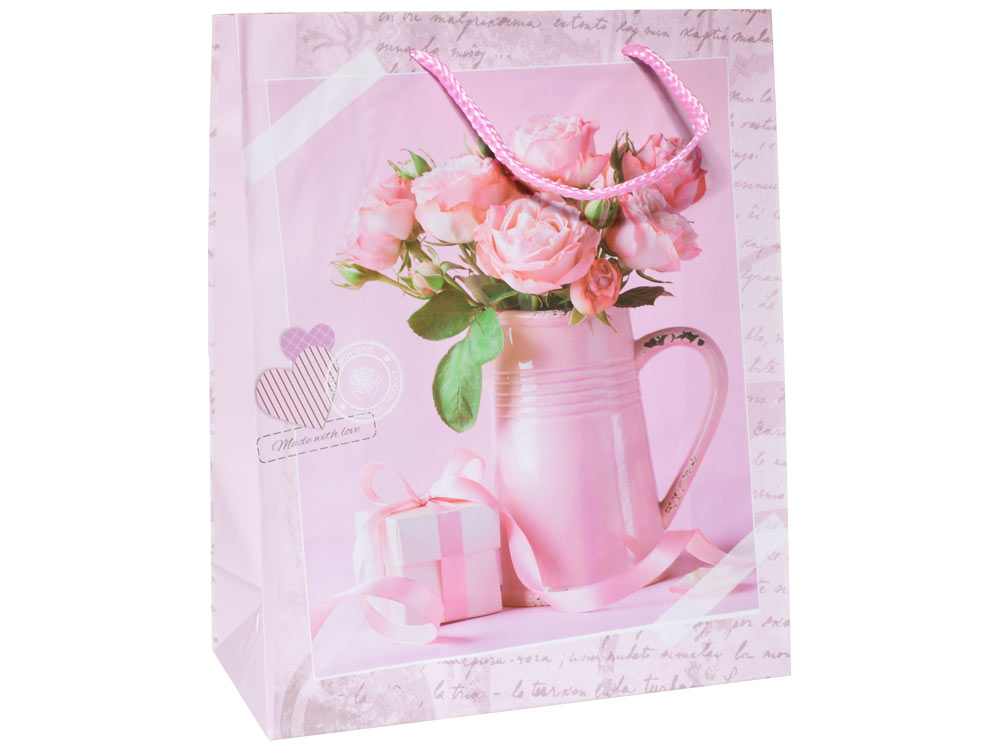 Пакет бумажный 26*32*10см с ручками матовый