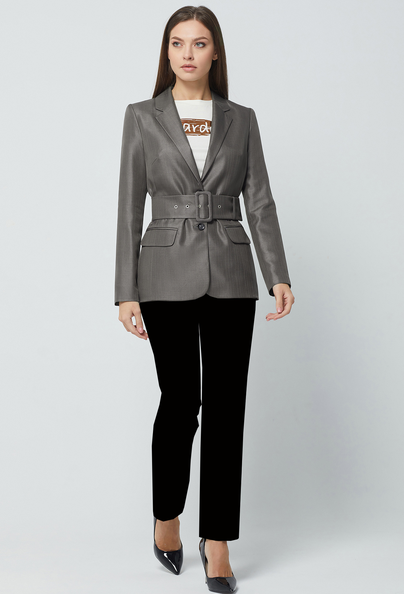 ст. цена2499руб.! Жакет Bazalini 3830 серый