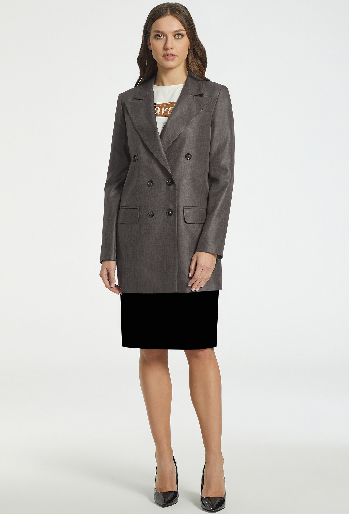 ст. цена2199руб.! Жакет Bazalini 3954 серый