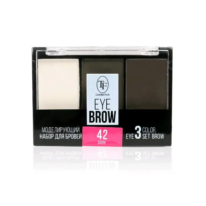 Triumpf CTEB04-42 Eyebrow 3 Color Set НАБОР Моделирующий для БРОВЕЙ тон 42 dark/темный
