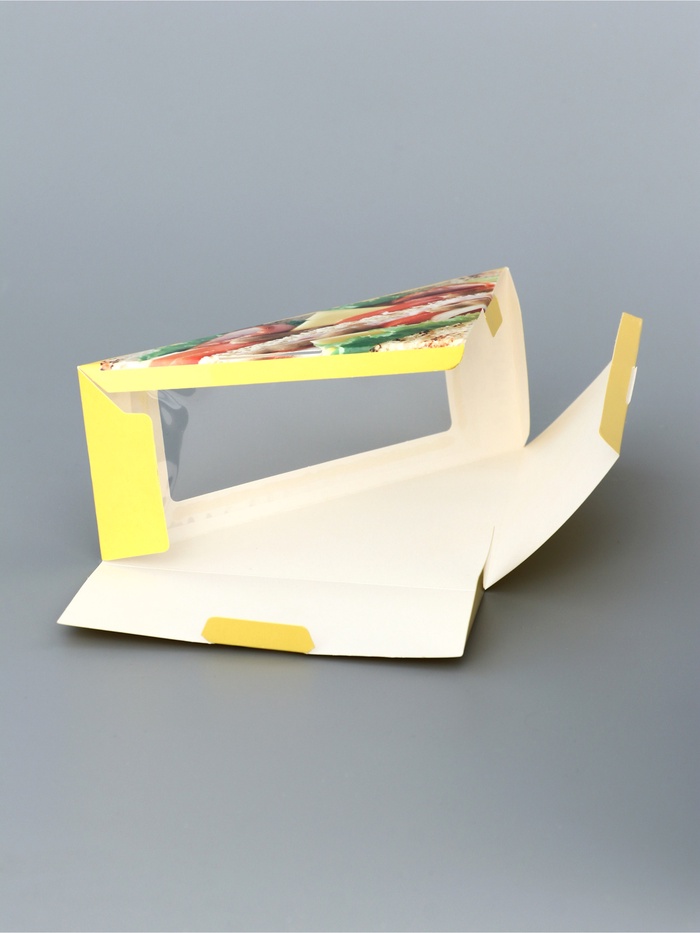 Упаковка для сэндвичей, «Здоровая еда» 17×12×12×6.5 см