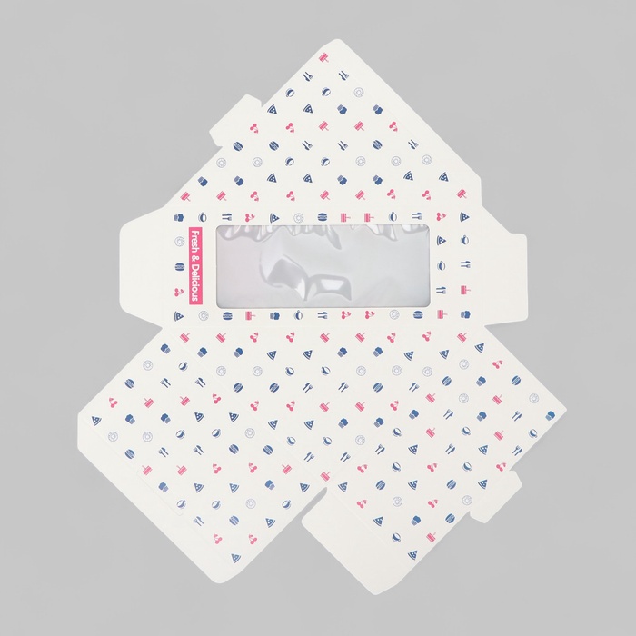 Упаковка для сэндвичей «Завтрак» 17×12×12×6.5 см