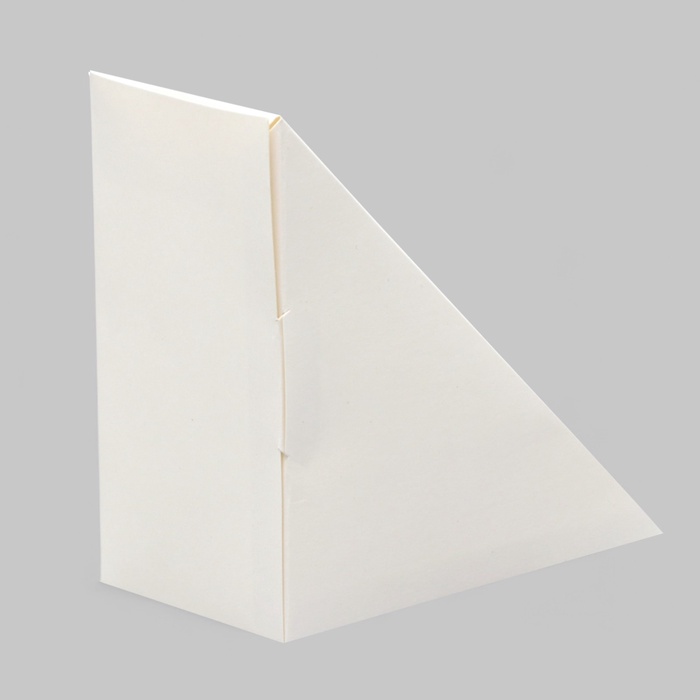 Упаковка для сэндвичей, белая 17×12×12×6.5 см
