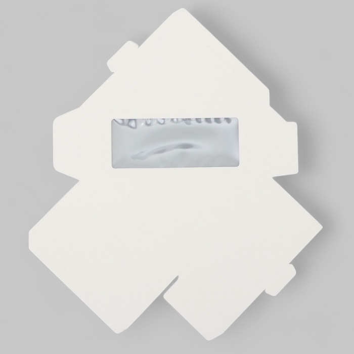 Упаковка для сэндвичей, белая 17×12×12×6.5 см