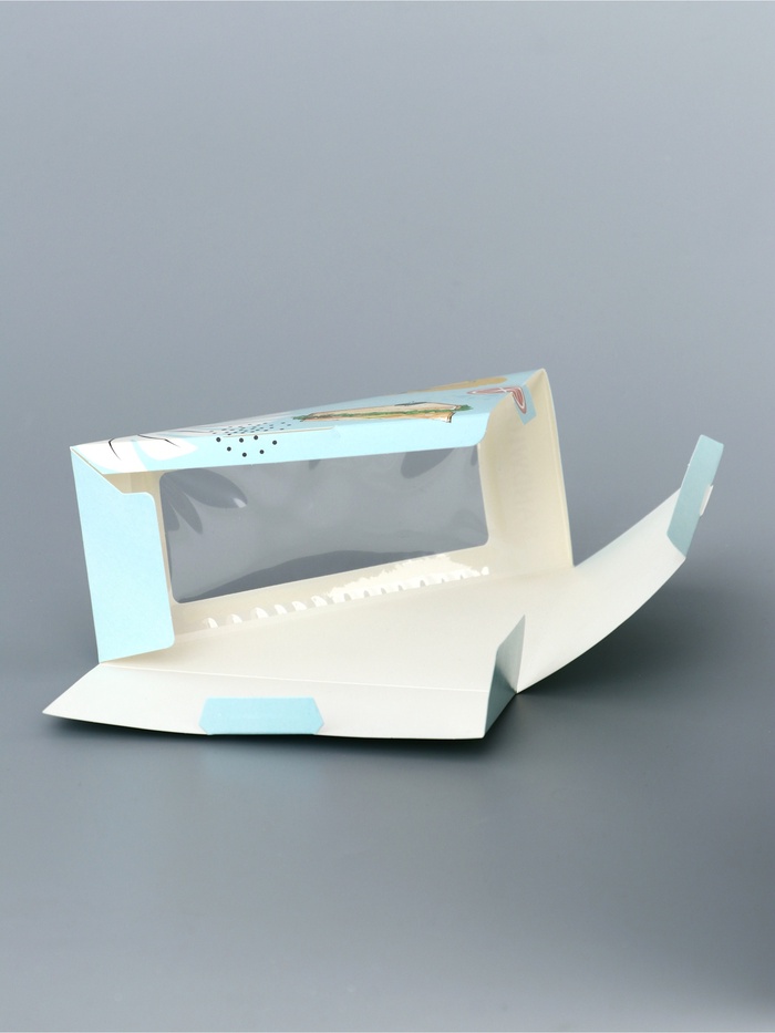 Упаковка для сэндвичей «Свежая еда» 17×12×12×6.5 см