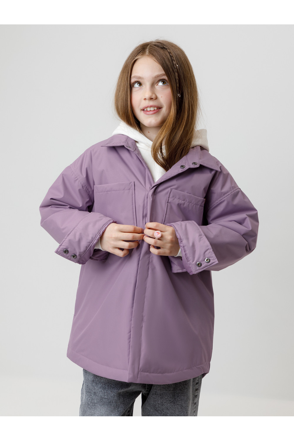 Crockid Куртка ВК 32182/3 ГР насыщенный виноград Crockid