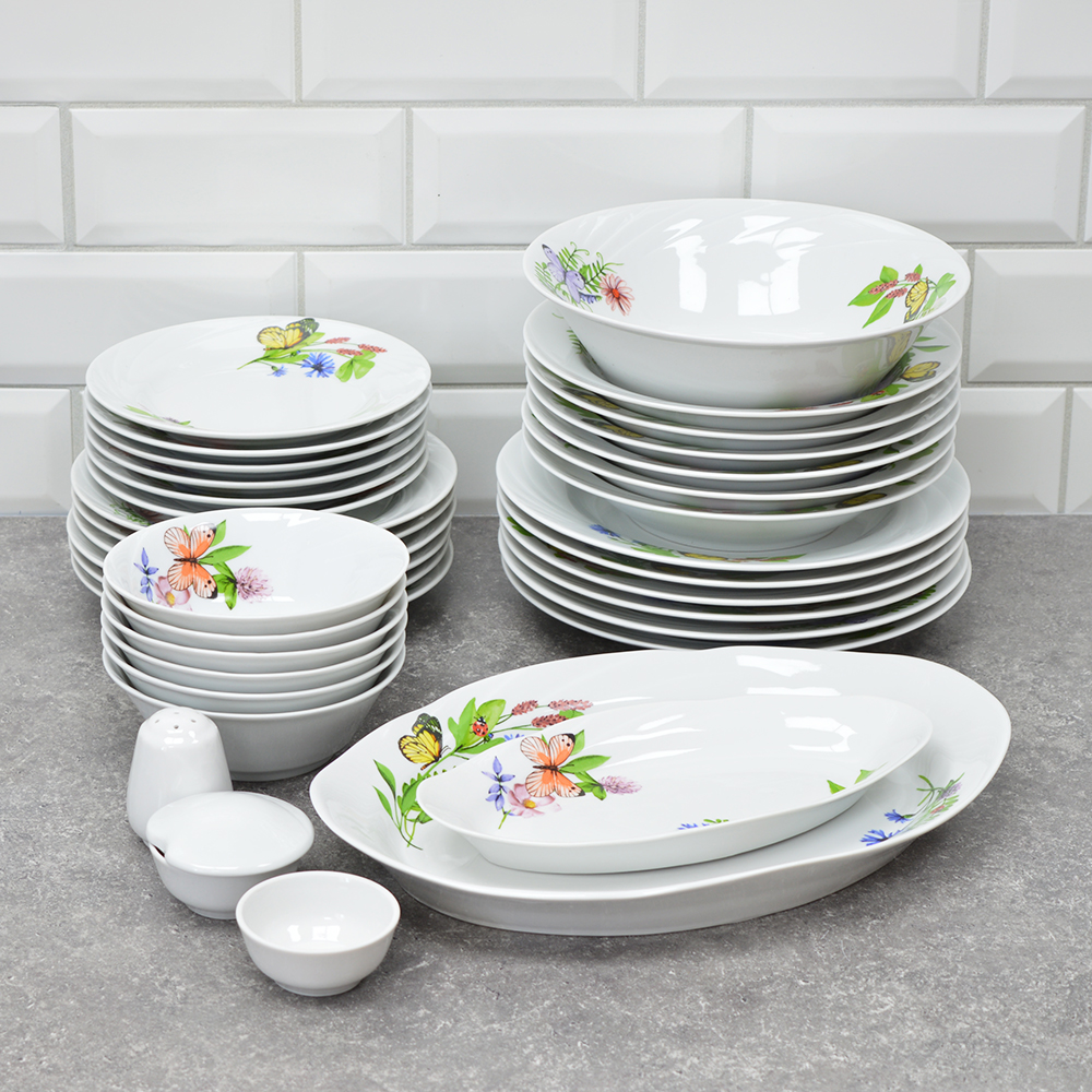 Столовый сервиз 36 (37) предметов 4Т форма Голубка Нимфа