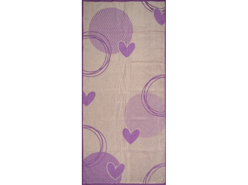 6с102.411ж1 Динамика (фиалка7) Полотенце махровое 67х150см