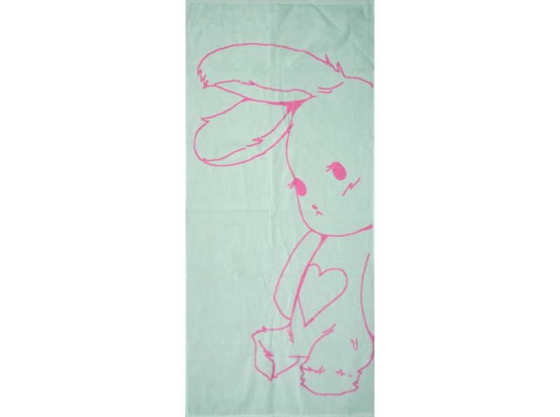 6с102.411ж1 Плюш (розовый10) Полотенце махровое 67х150см