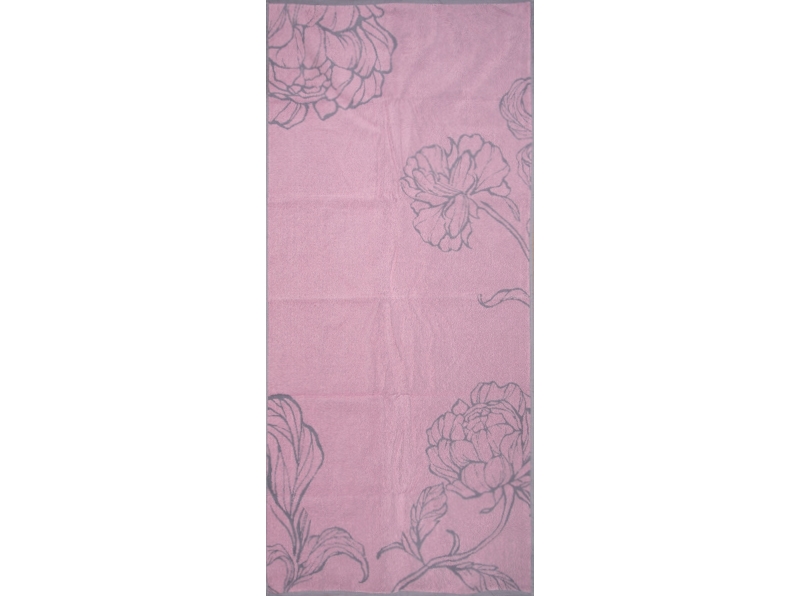 6с102.411ж1 АртДеко (розовый5) Полотенце махровое 67х150см