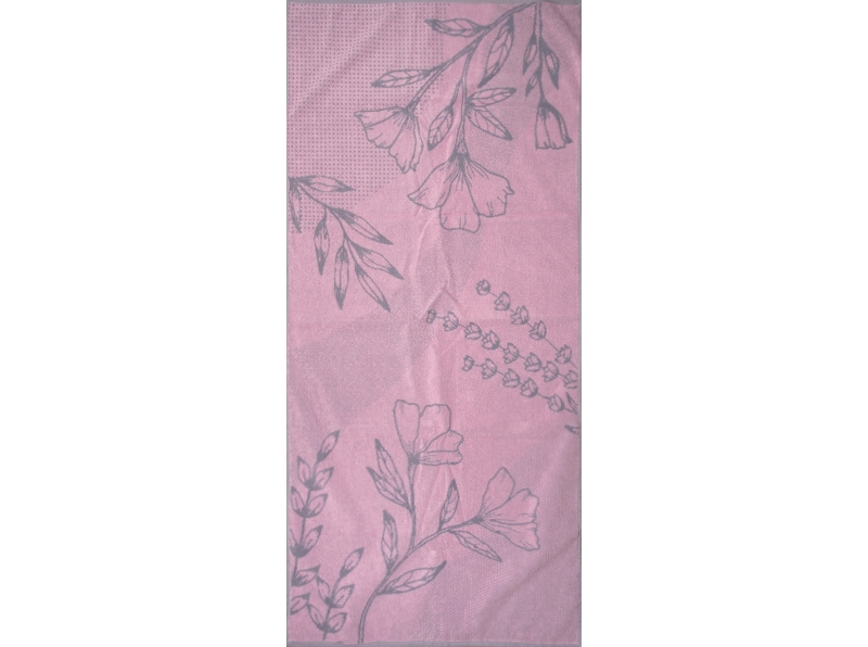 6с102.411ж1 Провинция (розовый5) Полотенце махровое 67х150см