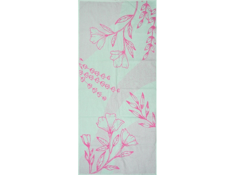 6с102.411ж1 Провинция (розовый10) Полотенце махровое 67х150см