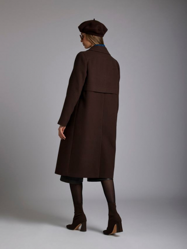 Ст.цена 9250р. Пальто: К537-10 Коричневый Dublin Chocolate