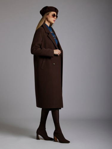 Ст.цена 9250р. Пальто: К537-10 Коричневый Dublin Chocolate