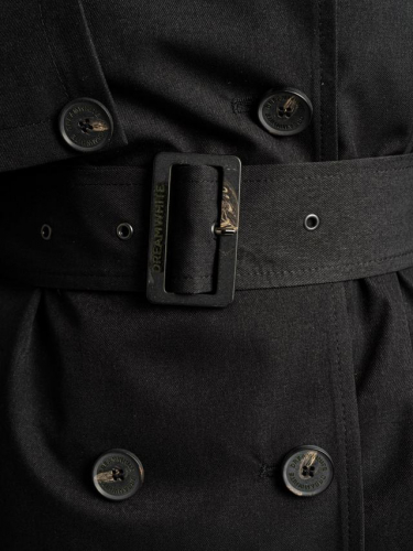 Ст.цена 7950р. Плащ: В099-115 Черный Black 19-4007