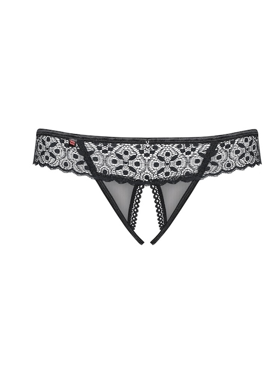 Трусы стринги Obsessive SHIBU Thong crotchless Tr