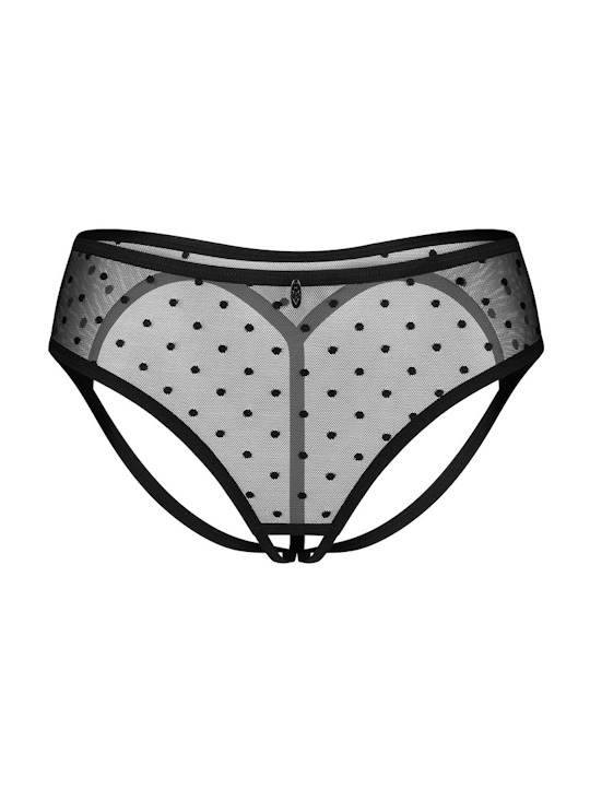 Трусы слипы Obsessive NUITES Panties crotchless