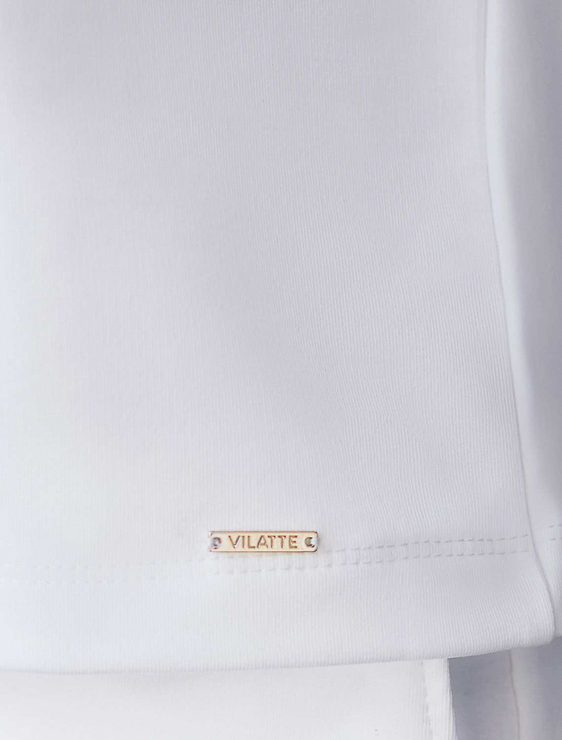 Футболка из тонкого премиального футера с эластаном D49.074 белый