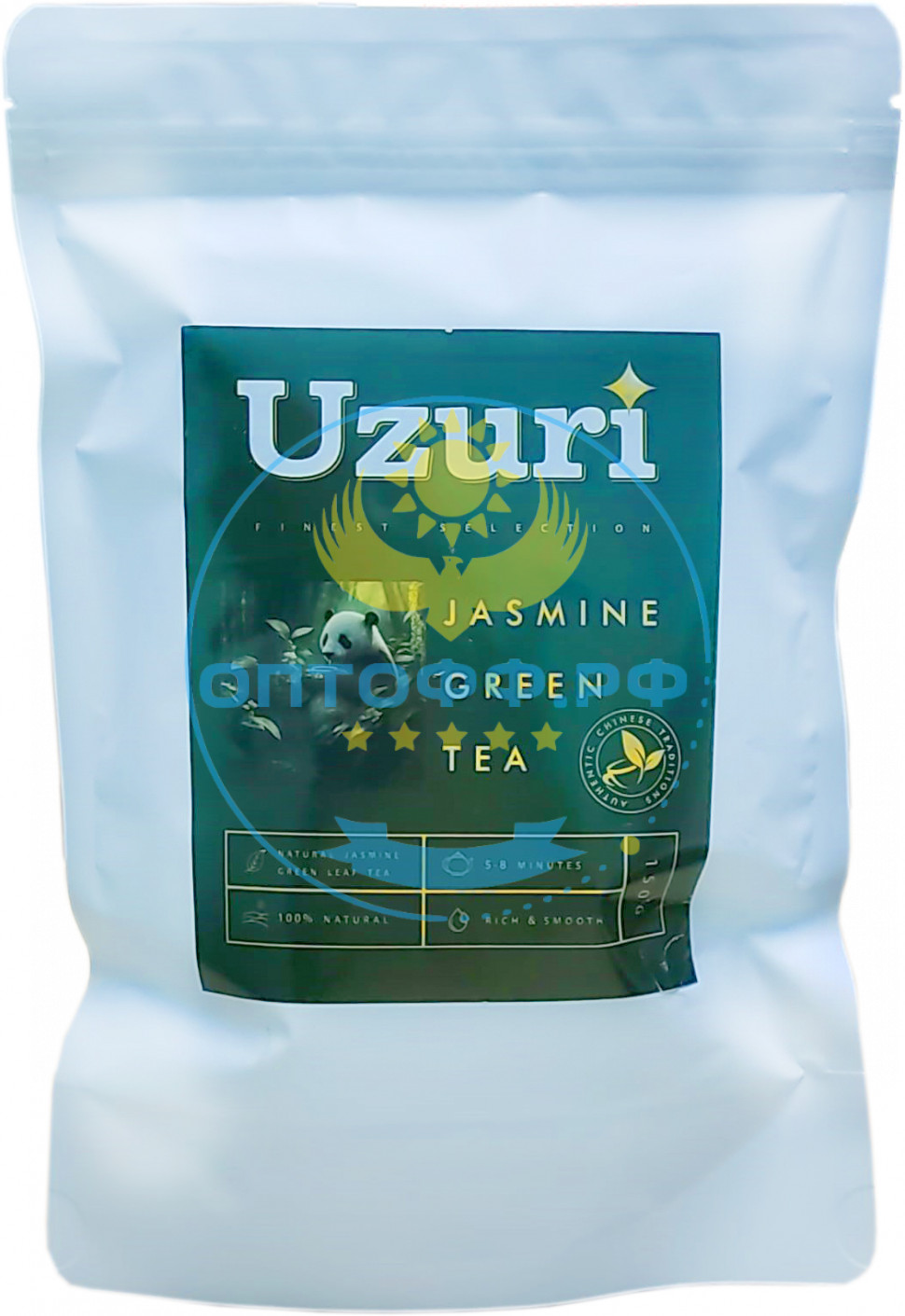 Чай Uzuri Жасмин Green tea 150гр китай лист мягк/упак (кор*20)