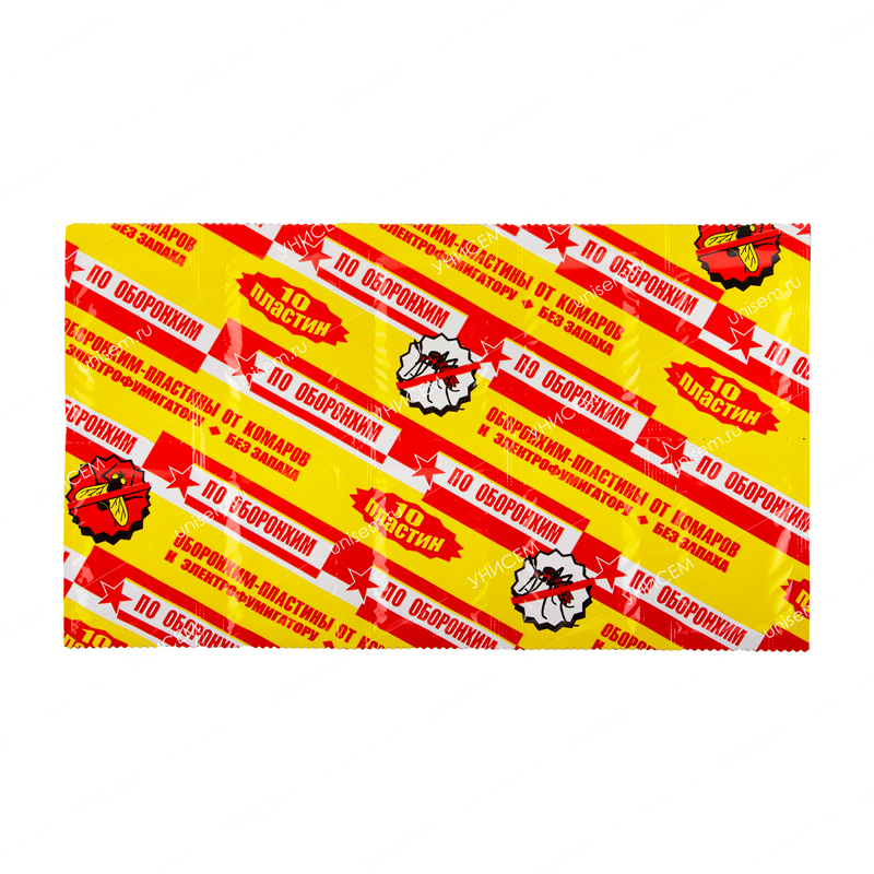 Пластины Оборонхим Желтые без запаха (250 шт)