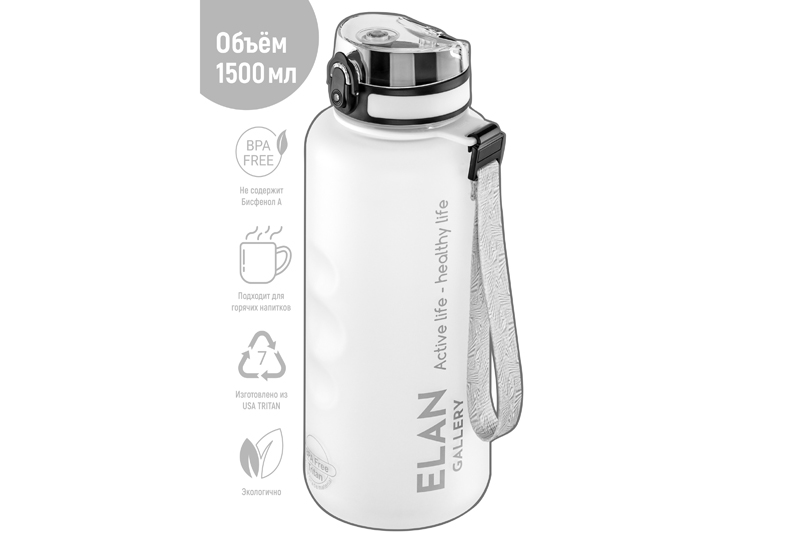 Бутылка для воды 1,5 л 10*10*28,5 см