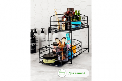 БЫЛО 3188 руб! Органайзер для кухни с выдвижным ящиком 36*19*34,5 см