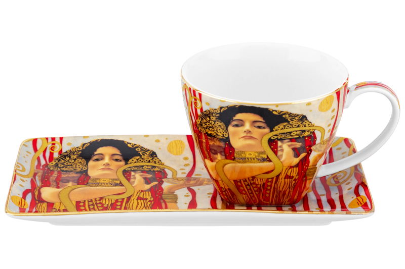 Чашка 250 мл с блюдцем для десерта 20*10*2 см