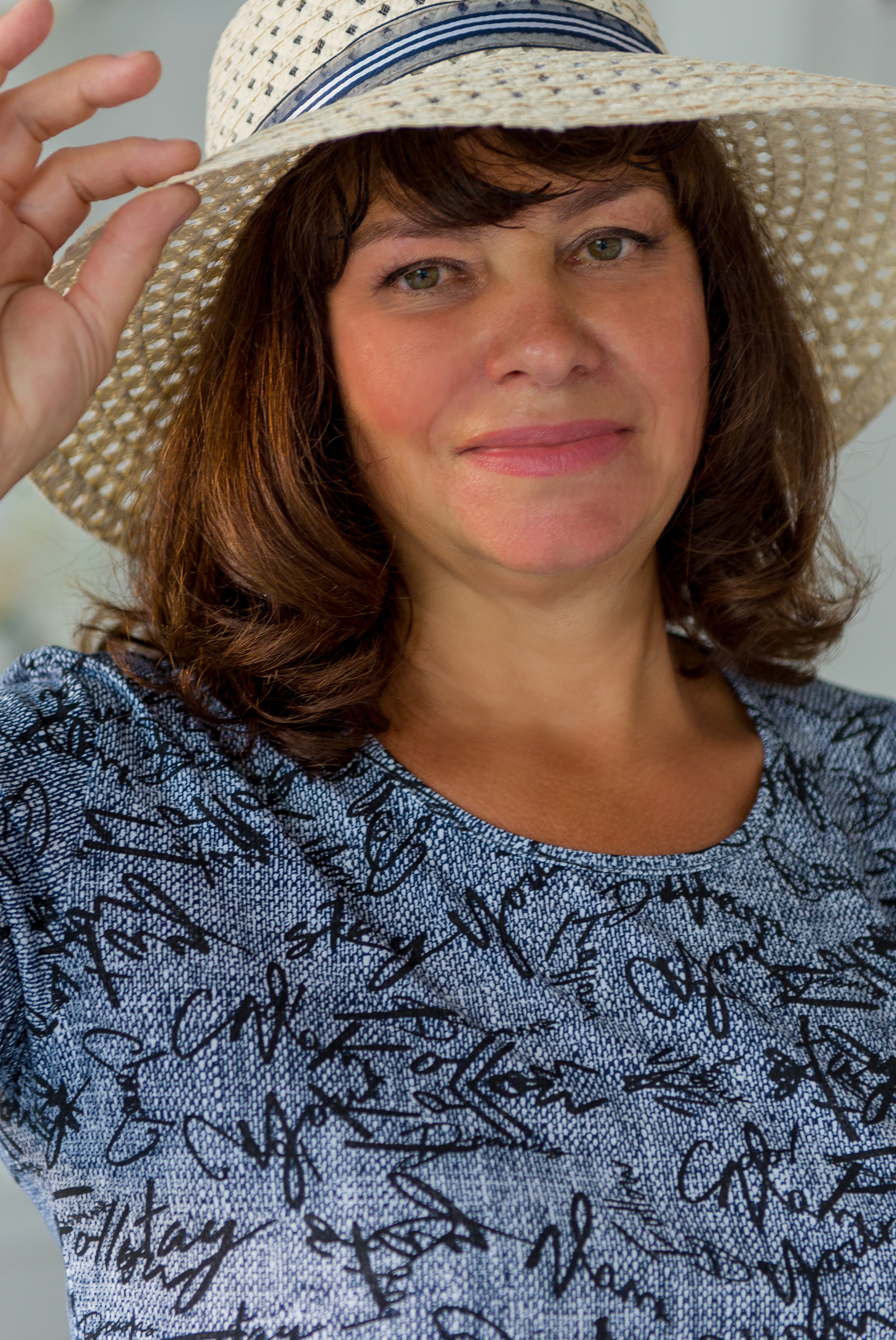 Туника женская из кулирки Льняная палитра-3 серый