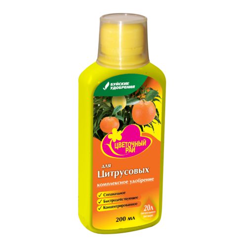 Удобрение Цветочный рай 0,2л для Цитрусовых