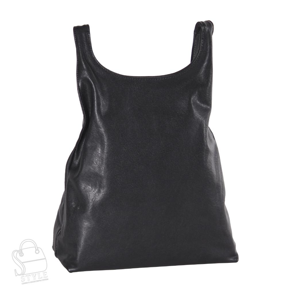 Рюкзак женский кожаный 9021VG black Vitelli Grassi