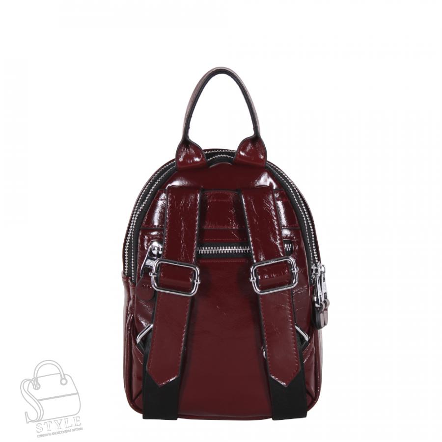 Рюкзак женский кожаный 39037VG wine red Vitelli Grassi