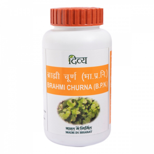 PATANJALI Divya Brahmi Churna Биологически активная добавка к пище Брами Чурна 100г