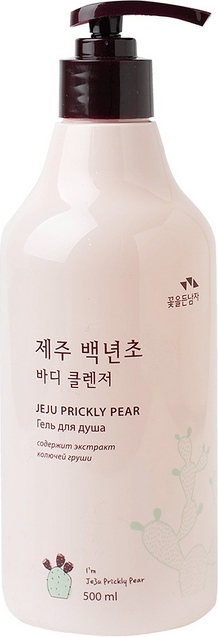 Гель для душа с кактусом Jeju Prickly Pear Body Cleanser