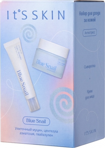 Набор It's Skin Blue Snail Крем + сыворотка, 40 мл + 50 мл, It's Skin, 40 мл + 50 мл