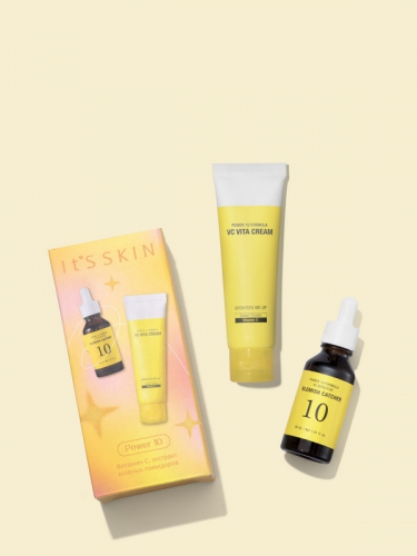 Набор It's Skin Power 10 Formula VC Крем + сыворотка, 55 мл + 30 мл, It's Skin, 55 мл + 30 мл