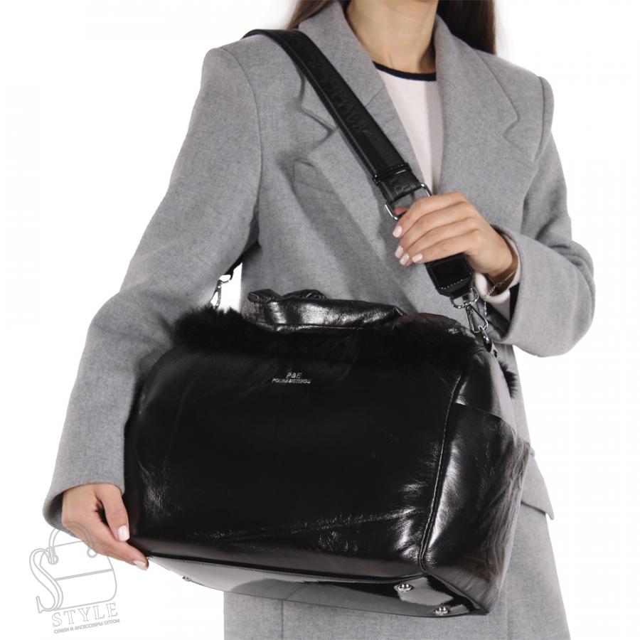 Сумка женская 3336-1-8285-9P black Polina&Eiterou/30