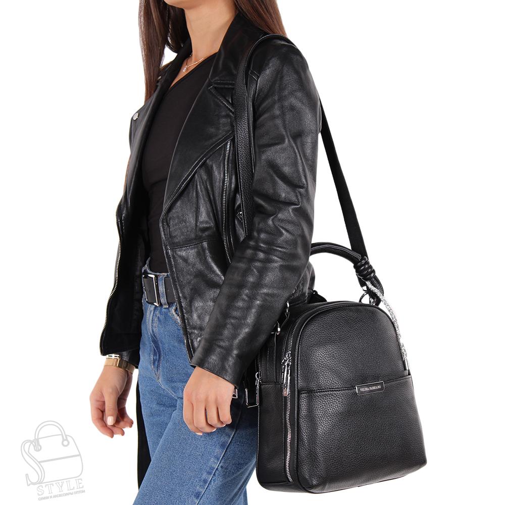Рюкзак женский 670012-3 black Velina Fabbiano/30