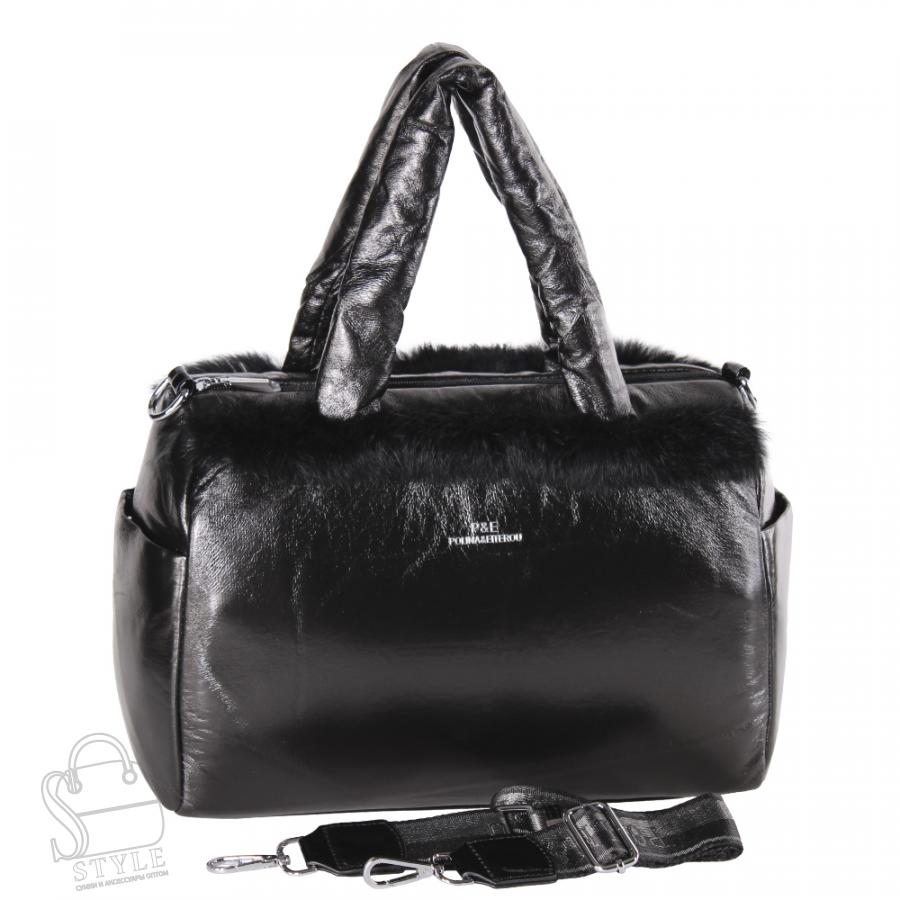 Сумка женская 3336-1-8285-9P black Polina&Eiterou/30