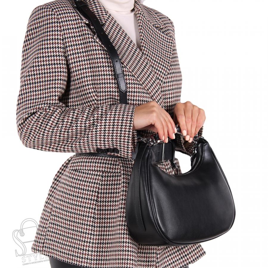 Сумка женская кожаная 938-1TH black Polina&Eiterou/30