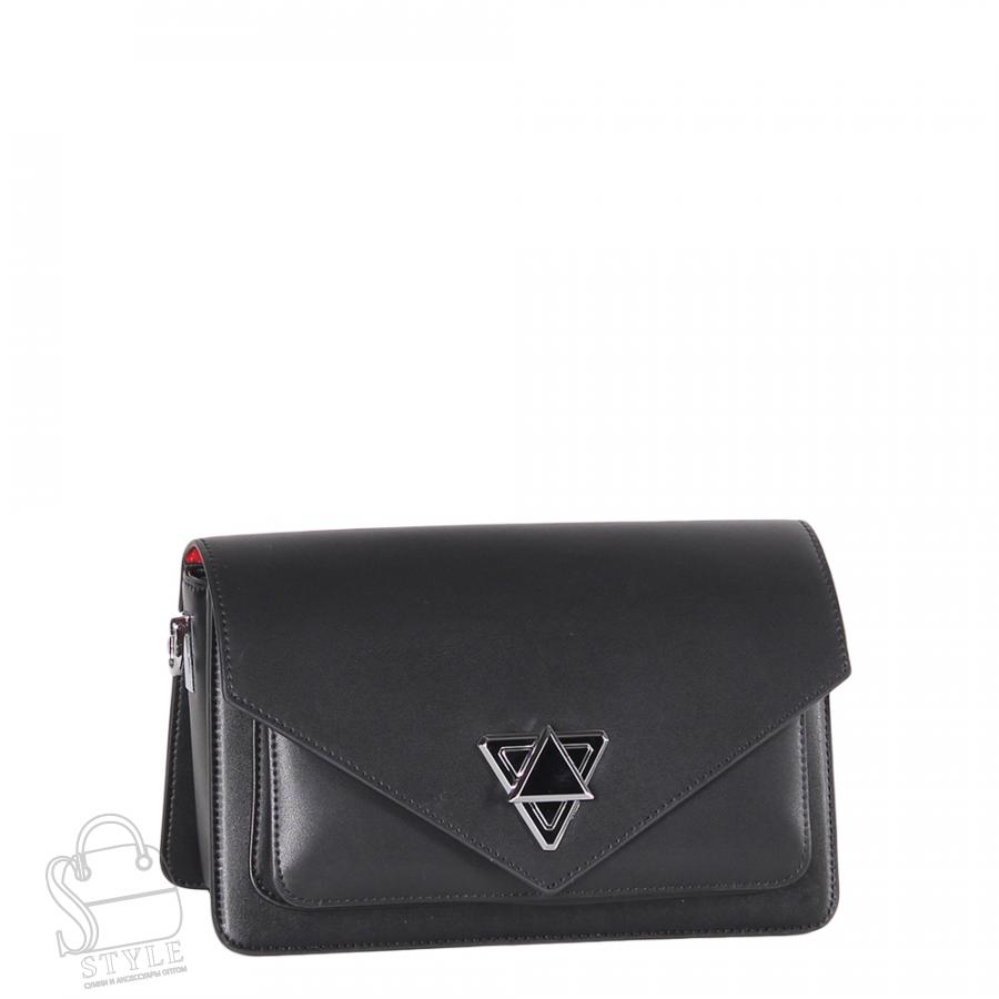 Сумка женская кожаная 858TH black Polina&Eiterou/20