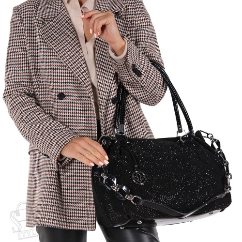 Сумка женская кожаная 52146AA black Vitelli Grassi