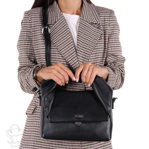 Сумка женская  28019 black Safenta Fabbiano-Safenta/50(дефект)