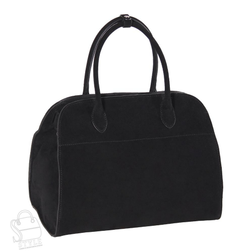 Сумка женская кожаная 6829NNAA black  Natale Navetta/50(дефект)